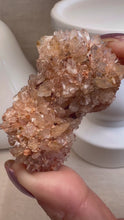 Load and play video in Gallery viewer, Creedite Cluster Specimen from Mexico|Creedite Crystal|Natural Creedite|Crystals from Mexico|Consciously Sourced
