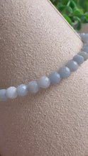 Load and play video in Gallery viewer, Angelite 4mm Faceted Stretch Bracelet
