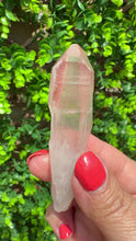Load and play video in Gallery viewer, Natural Pink Lemurian Quartz on Custom Stand
