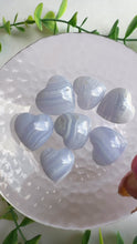 Load and play video in Gallery viewer, Blue Lace Agate Heart|Mini Crystals
