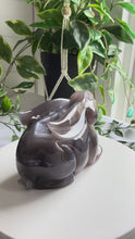 Load and play video in Gallery viewer, Hand Carved Agate Rabbit|Bunny
