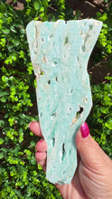 Load and play video in Gallery viewer, Blue Aragonite Slice

