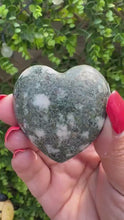 Load and play video in Gallery viewer, Preseli Bluestone Heart Carving|Polished Heart|Stonehenge
