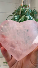 Load and play video in Gallery viewer, Rose Quartz Heart Shaped Dish
