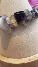 Load and play video in Gallery viewer, Indigo Fluorite Chunky Stretch Bracelet
