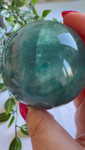 Load and play video in Gallery viewer, Blue Fluorite Sphere 6cm
