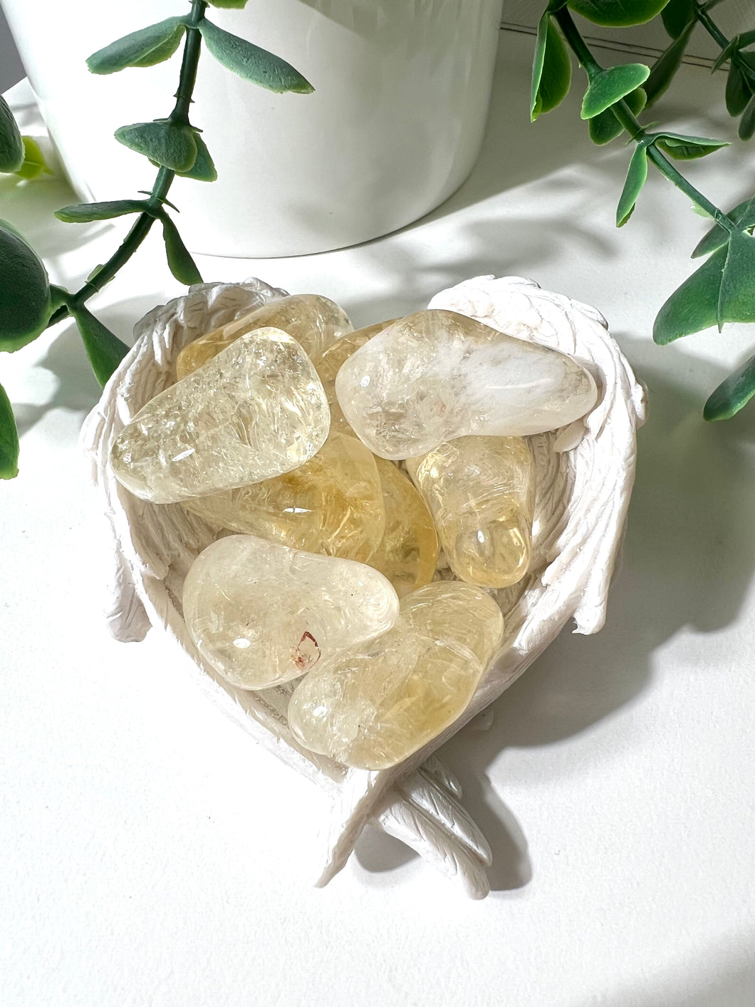 Citrine Tumble Heat Treated|Prosperity|Happiness|Abundance|Manifest|Positivity