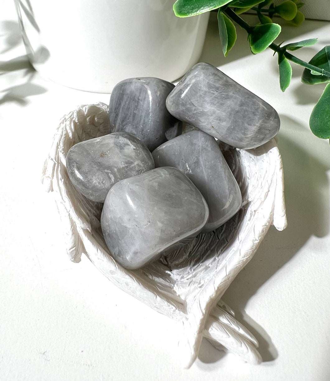 Luna Quartz Tumbles|Universal Love|Grounding|Transformation|Crystal Healing|Ethically Sourced