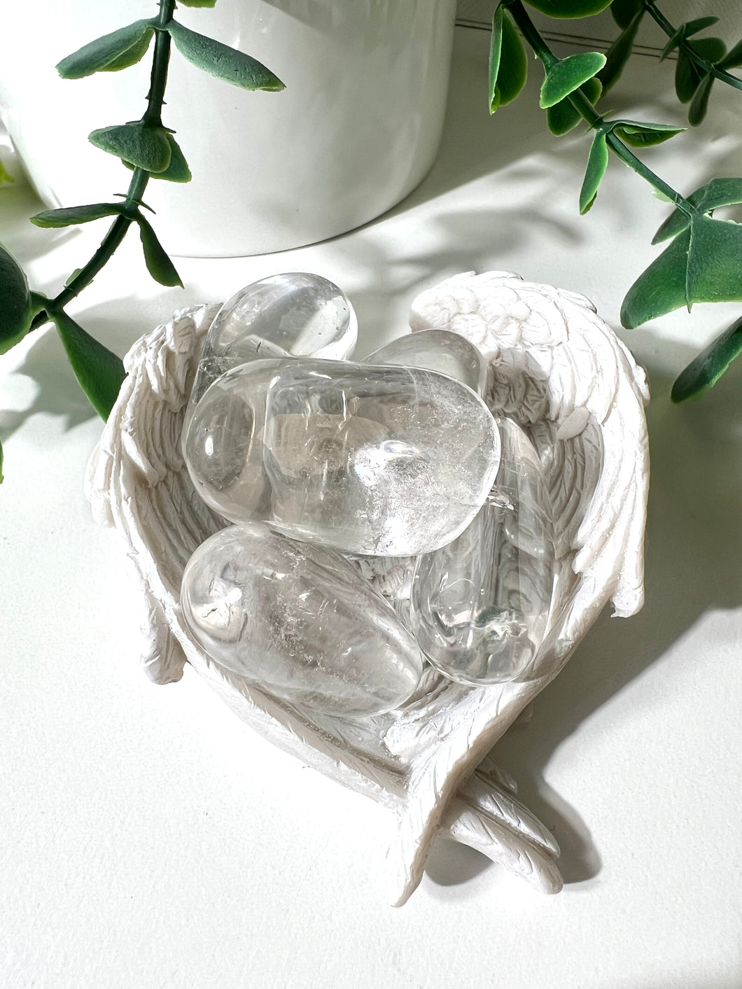 Clear Quartz Tumble (large) Master Healer|Manifest|Amplifies Intention and EnergyCleanse|Balance