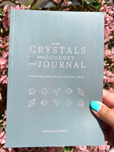 Load image into Gallery viewer, Crystal Journal|journaling|crystal diary|crystal record|Book|Journal|Manifest|manifestation
