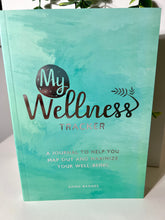 Load image into Gallery viewer, My Wellness Tracker by Anna Barnes|Wellbeing|Book|Journal|Tracker|Wellness
